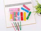 Wooden sticks - color - round - 100 sticks - EKC1979