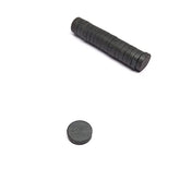 BLACK 12x3MM MAGNET 50PC (12MM) - EKC2017
