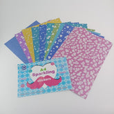 A4 Sparkling stickers - for craft projects - EKC2023
