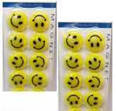 30Mm Smily Magnet 12Pcs - EKC2060