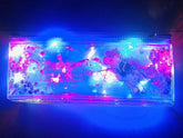 Extrokids Light LED Shimmery Water Gel Holographic Pouch for Pencil Case with Cute Unicorn Print - EKH0048