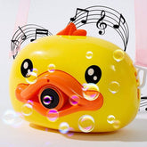 Extrokids Duck Model Portable Bubble Maker with 2 Bubble Solutions - EKH0104