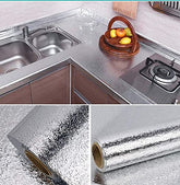 SILVER STICKER ROLE HEAT RESISTANT 60CMx2MTR - EKH0131