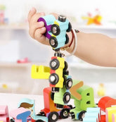 Extrokids Montessori Learning Alphabetic Magnet Car - EKR0010