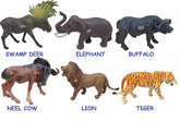 Extrokids Montessori Learning Wild Animal Figures Play Set Toys for Kids - EKR0135