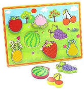 Extrokids Montessori Learning Wooden Puzzle Fruits - EKR0213