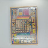 Wooden Educational Digital Stamp Art Toy with 26 Numbers and Picture Stamp, Storage Box, Pencil Colours - EKSD0080