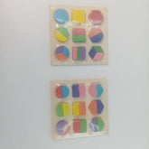 2 IN 1Shape Sorter Geometric Puzzle Small - EKSD0106
