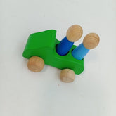 wooden car with peg - EKSD0199