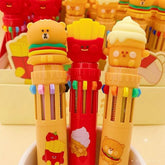 10 Colour Ball Pen Fast Food 1Pc Random Design Will Be Shipped - EKSS0014