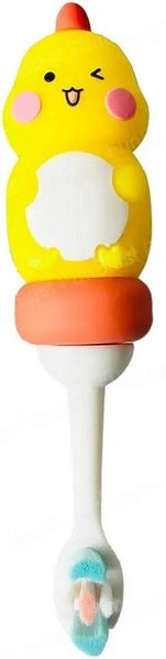 Soft Bristle Cartoon Tooth Brush Dino Yelloe - EKSS0096