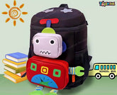 Robo Backpack For Kids Black - EKSS0150
