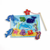 Wooden Magnetic Fishing Game - EKT0620 - random design wil be shipped