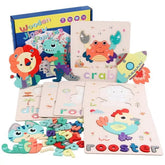 Extrokids Wooden Montessori Learning jigsaw puxxles - EKT1710