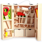 Extrokids Wooden Toy Simulation Disassembly Toolbox Play House Toy - EKT1855