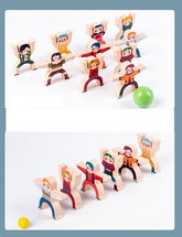 Extrokids Wooden Hercules Balance Building Blocks DIY Stacking Jade Toys for Children - EKT1861