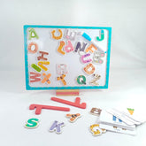 Wooden Magnetic Alphabet Whiteboard | Educational Toy for Letter Learning