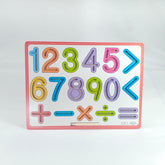 Extrokids math Wooden Numbers Tracing Board For Kids - EKT1885