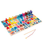 Extrokids educational montessori multifuntion seven in one traffic matching board - EKT1898