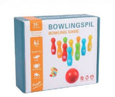 Extrokids Bowling Pins Ball Toys Mini wooden Bowling Set Fun Indoor Family Halloween Party Games - EKT1979