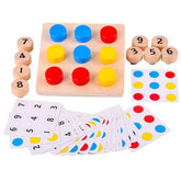 Extrokids math New Fun Screwing Screw Matching Number Color Montessori Parent-Child Interaction Baby Hand-Eye Coordination Grasping Wooden Toys - EKT2026