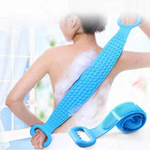 Extrokids Bath Brush Bathing Belt Body Wash Brush Back Scrubber Body Washer For Dead Skin Removal For Men Women Kids Unisex (Multicolor) - EKT2060