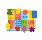 Wooden sHAPES PatTern Puzzle Board - EKT2083