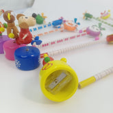Wooden pencil + Wooden Shapener - 1 Pc Random Design Will be shipped - EKT2212