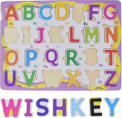 Wooden uppercase Alphabet Board - EKT2238