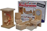 Wooden Miniature Furniture set - Bathroom - EKT2271