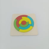 Wooden Chunky Puzzles - Circle - EKT2290