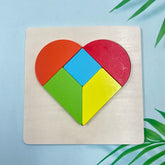 Wooden Chunky Puzzles - Heart - EKT2291