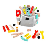 Wooden Tool Set with bag - EKT2317