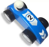 Wooden Racing car - 1 pc random color will be shipped - EKT2357