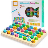 Wooden Alphanumeric Fishing - EKT2356