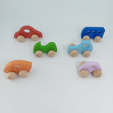 Extrokids Wooden 6 in 1 A+ cars - EKT2350