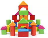 Wooden Building Blocks Set for Kids (37 Pieces) | Build, Stack & Imagine