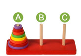 Wooden Shapes Tower for Toddlers with extra pipe - EKT2379