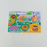 Wooden Puzzles writing board - great for learning - Junk Foods - EKT2396