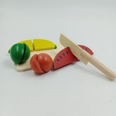 Wooden Fruit Cuttign set - good quality - EKT2401