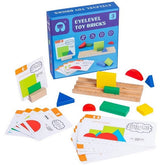 Wooden Eye level cognitive toy for any age kids with challenge cards - EKT2437