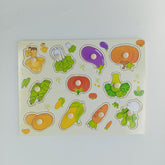 Wooden Peg Boards -A+ qulaity - - VEGETABLES - EKT2449