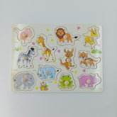 Wooden Peg Boards -A+ qulaity - - ANIMALS - EKT2451