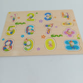 Wooden Peg Boards -A+ qulaity - - NUMBERS + SYMBOLS - EKT2456