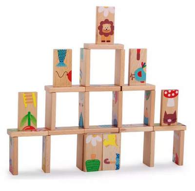 Wooden dominos for kids - EKT2460