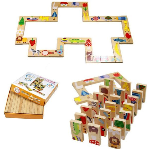 Wooden dominos for kids - EKT2460