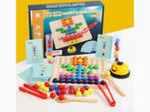 Wooden ball game - Clip beads - educational learing board for kids - EKT2466