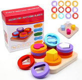 Wooden matching game for kids - sleev - 1 - MATCHING SLEEVE 1 - EKT2523