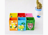 Wooden cartoon animal pen holder - 1 pc random colors will be shipped - EKT2530