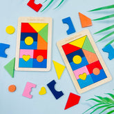 Wooden Puzzle Block - design no 2 - EKT2544